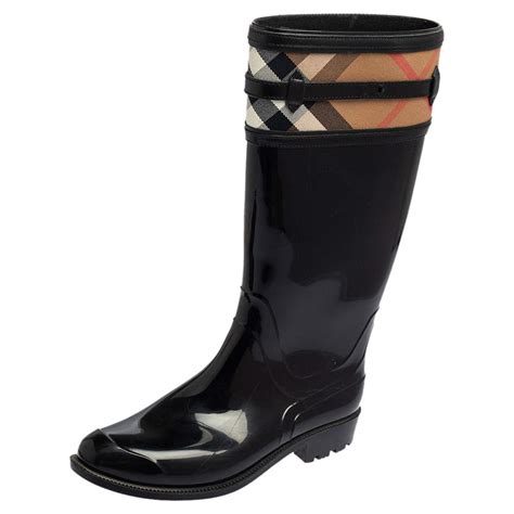 burberry rain boots with zipper|Burberry rain boots size chart.